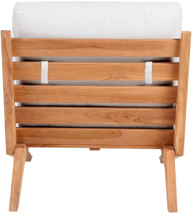Meridian Furniture Tahiti White Fabric Outdoor Accent Chair-3