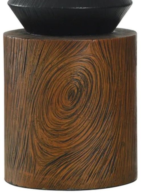 StyleCraft Brown/Sveltwood Black 15" Vase-2