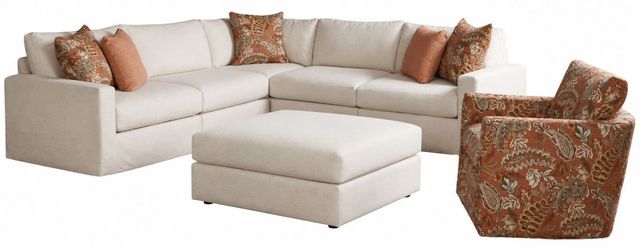 Four Seasons Customizable Mod 5-Piece L-Shape Sectional-2
