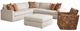 Four Seasons Customizable Mod 5-Piece L-Shape Sectional-2