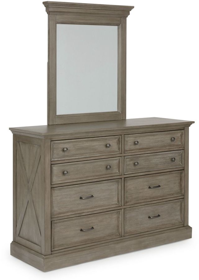 homestyles® Mountain Lodge Gray Dresser and Mirror-1