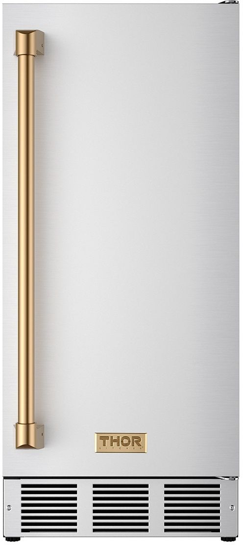 Thor Kitchen Gordon Ramsay Series 15" Stainless Steel/Bronze Undercounter Ice Maker-0