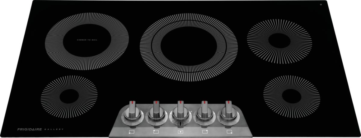 Frigidaire 36" Black Stainless Steel Electric Cooktop