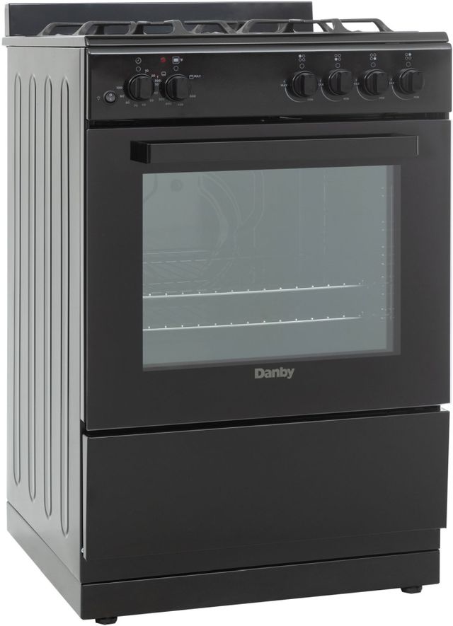 Danby 24" Black Freestanding Gas Range-3