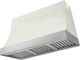 AGA Marquee 48" White Wall Mounted Range Hood  with Brushed Nickel Trim-0