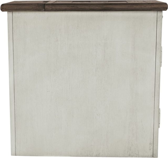 Signature Design by Ashley® Bolanburg Brown Chairside End Table with Antique White Base-3