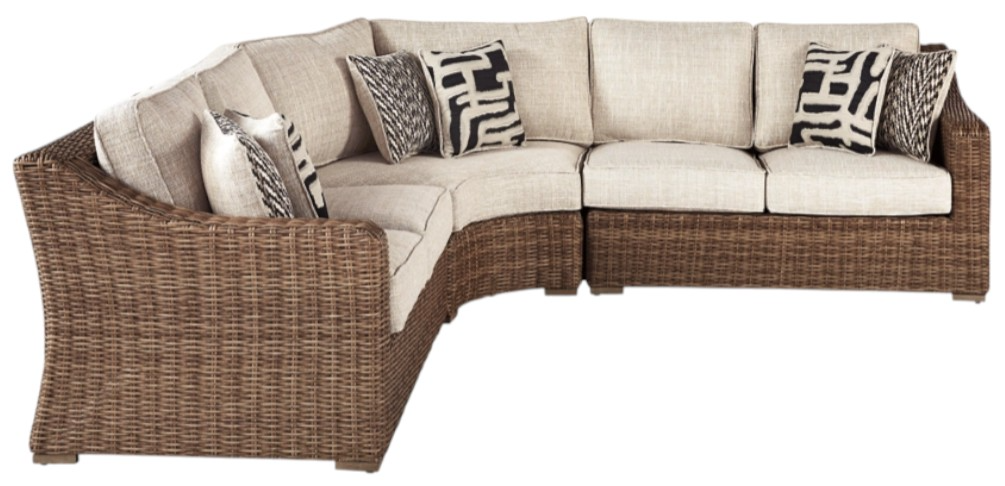 Signature Design by Ashley® Beachcroft 3-Piece Beige/Brown Fabric