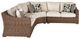 Signature Design by Ashley® Beachcroft 3-Piece Beige/Brown Fabric/Wicker Outdoor Seating Set-0