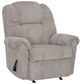 Franklin™ Ruben Westwood Toffee Manual Swivel Rocker Recliner-0