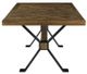 Fairfield® St. Florian Charred Ecru Double Pedestal Dining Table with Black Base-2