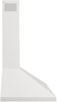 Broan® Elite EW48 Series 30" White Wall Mount Chimney Range Hood-2