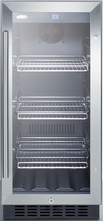 Summit® 2.5 Cu. Ft. Stainless Steel Beverage Center-0