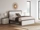 Signature Design by Ashley® Kendanport Brown/White King Upholstered Panel Bed-2