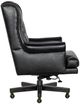 Hooker® Furniture EC Charleston Old Saddle Black Leather Executive Swivel Tilt Chair-2