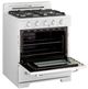 Unique Appliances Classic Retro 30" Marshmallow White Freestanding Gas Range-1