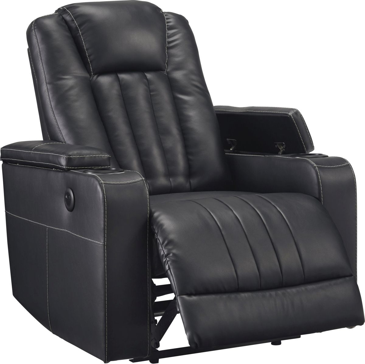 Signature Design by Ashley Center Point Black Recliner