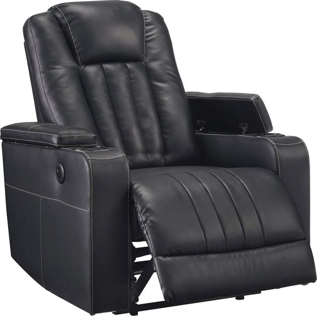 Signature Design by Ashley® Center Point Black Recliner-1