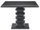 Currey & Company Saranya Cerused Black Dining Table-0