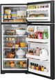 GE® 28" 17.5 Cu. Ft. Black Top Freezer Refrigerator-2
