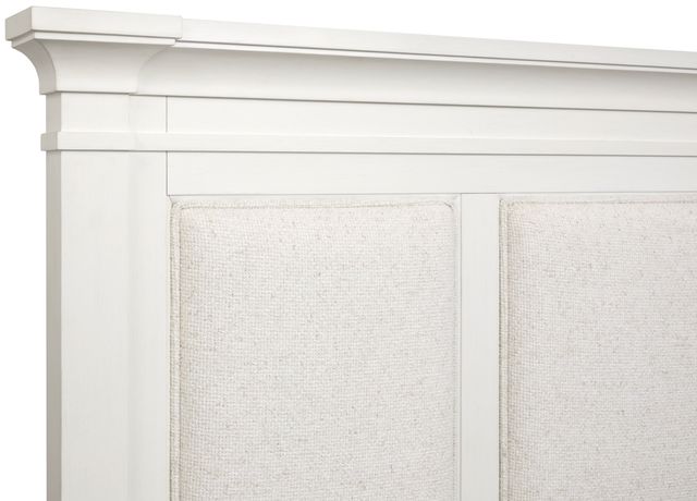Magnussen Home® Kingston Whisper White California King Panel Bed with Upholstered Headboard-3