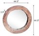 A & B Home Wagon Brown Wheel Mirror-2