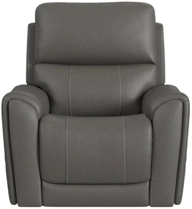 Flexsteel® Carter Smoke Power Lift Recliner with Power Headrest and Lumbar-2
