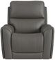 Flexsteel® Carter Smoke Power Lift Recliner with Power Headrest and Lumbar-2
