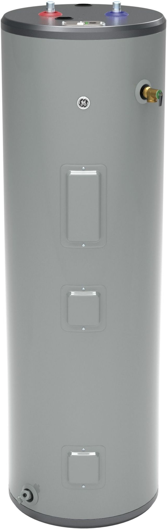 GE® 40 Gallon Gray Electric Water Heater-0