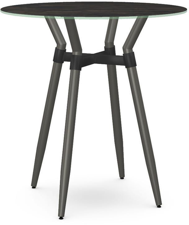 Amisco Customizable Link Italian Porcelain 42" Round Bar Table-0