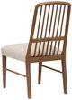 Magnussen Home® Woodward Dark Clove Brown Dining Side Chair with Upholstered Seat and Wood Slat Back-3