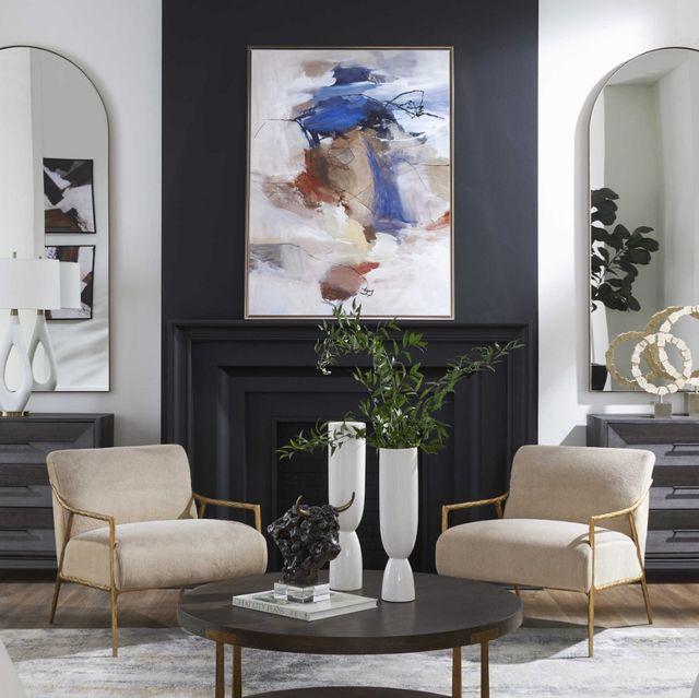 Uttermost® PI Studio Subtle Nuances Framed Canvas-1