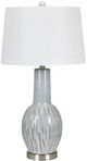 Crestview Collection Lucas 2-Piece Gray Table Lamp Set-0