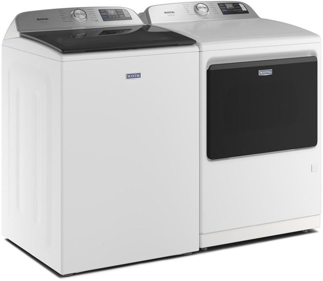 Maytag® White Top Load Washer & Electric Dryer Laundry Pair-4