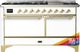 Ilve® Majestic III 60" Custom Pro Style Dual Fuel Liquid Propane Range with Solid Door and Brass Trim-0