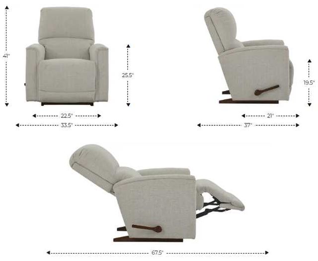 La-Z-Boy® Cade Coffee Manual Rocking Recliner-2