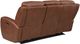 Bassett® Furniture Aberdeen Chestnut Leather Motion Sofa with Power -2