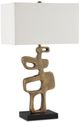 Currey & Company Mithra Antique Brass/Black Table Lamp-1