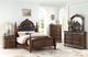 Mazin Furniture Othello Rich Cherry Nightstand with USB Port and Jewelry Drawer-1