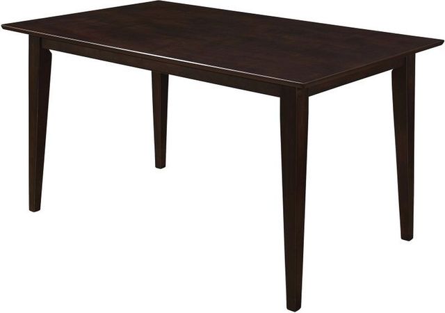 Coaster® Gabriel Cappuccino Rectangular Dining Table-0