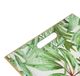 A & B Home Green Plastic Palm Print Rectangular Charger Plate-3