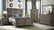 Elements International Kings Court Gray King Panel Bed-3