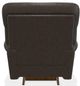 La-Z-Boy® Mateo Charcoal Leather Power Rocking Recliner with Headrest-3