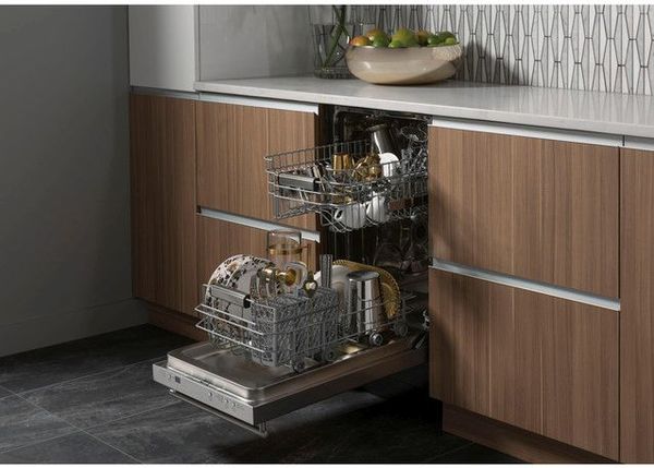 GE Profile 18" Custom Panel Built In Dishwasher