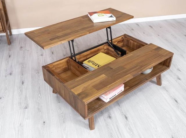 LH Home Gia Warm Pecan Coffee Table-3