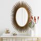 Surya Nihal Gold Wall Mirror-1
