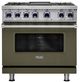 Viking® 7 Series 36" Martini Pro Style Dual Fuel Range with Griddle-0