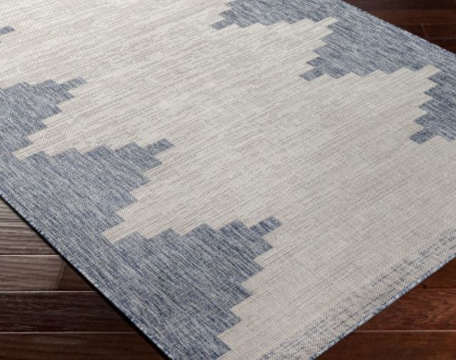 Surya Eagean Navy/Taupe 4'x6' Area Rug-2