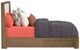 Flexsteel® Normandy Cream/Driftwood Queen Upholstered Storage Panel Bed-4