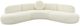 TOV Furniture Broohah 3-Piece Cream L-Shaped Sectional-3