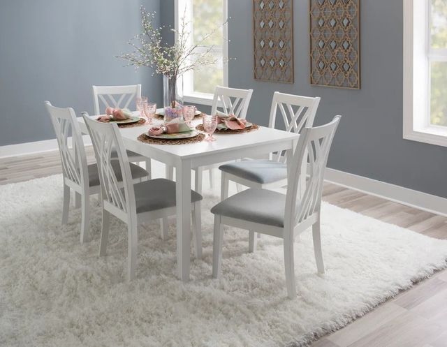 Powell® Starla 7-Piece Gray/White Dining Set-1